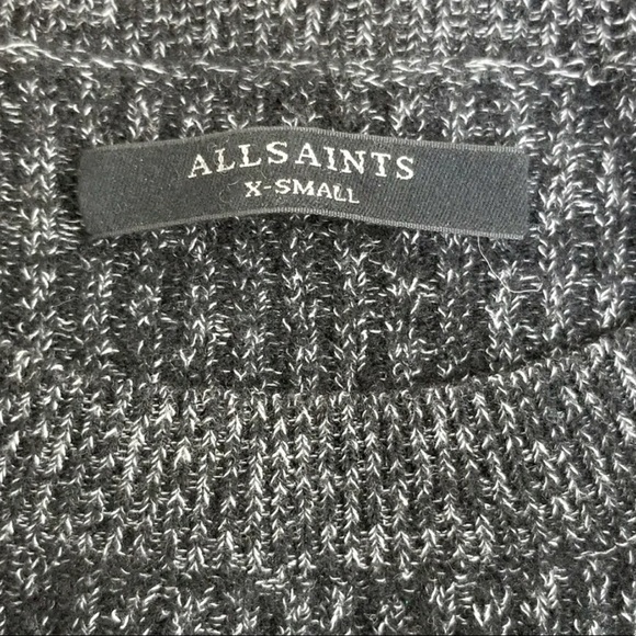 all saints tie side wool sweater | xs - Picture 4 of 7